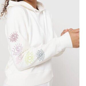 Spiritual Gangster Harper Crop Hoodie - White